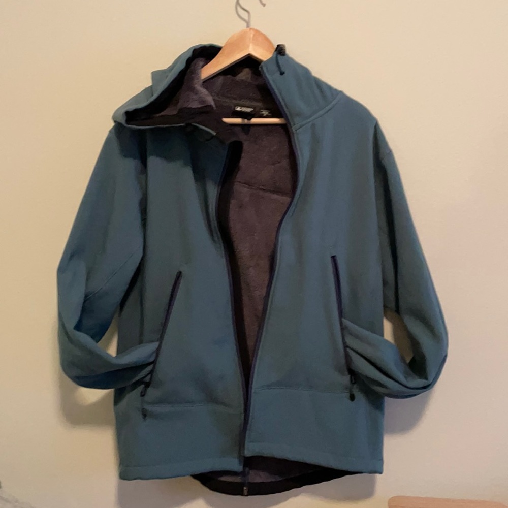 Men’s Sherpa lined shell jacket